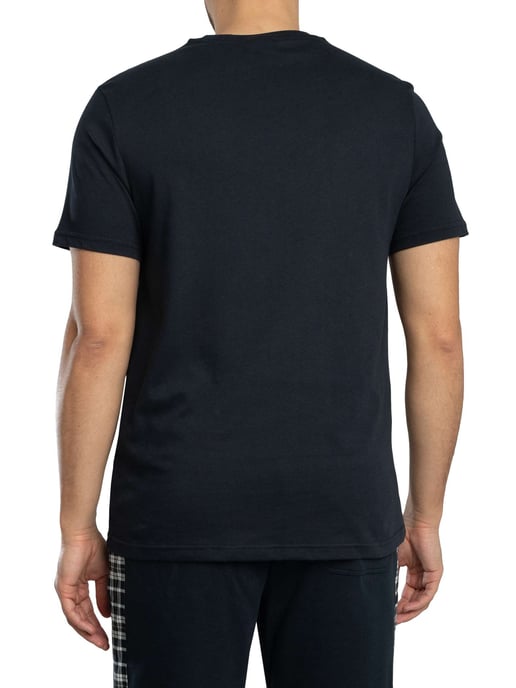 Lyle & Scott T-Shirt Met Ruitjespatroon, Blauw - Image 3