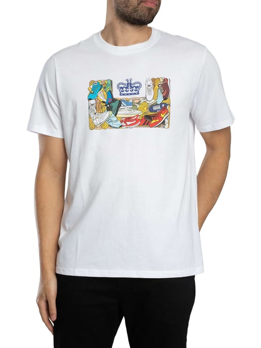 Weekend Offender Darblay Graphic T-Shirt, Wit - Image 1