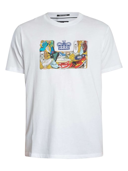 Weekend Offender Darblay Graphic T-Shirt, Wit - Image 5
