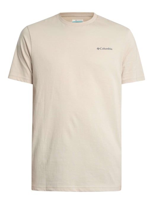 Columbia CSC Outdoor T-Shirt Met Grafische Print Op De Achterkant, Beige - Image 5