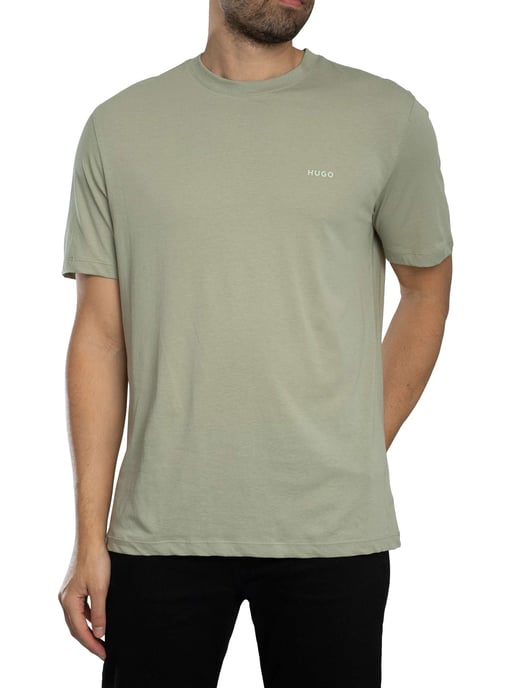 HUGO T-Shirt Met Dero222-Logo, Groen - Image 2
