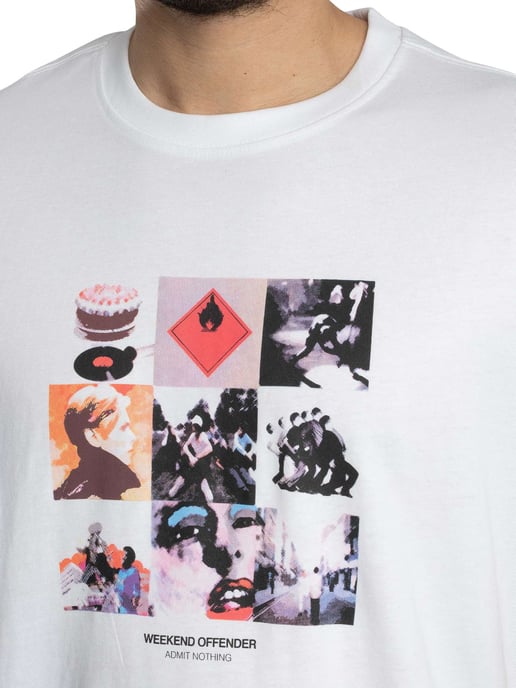 Weekend Offender T-Shirt Met Lage Grafische Print, Wit - Image 4