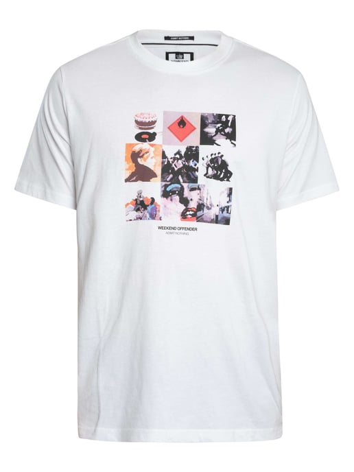 Weekend Offender T-Shirt Met Lage Grafische Print, Wit - Image 5