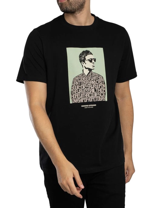 Weekend Offender Camden Graphic T-Shirt, Zwart - Image 2