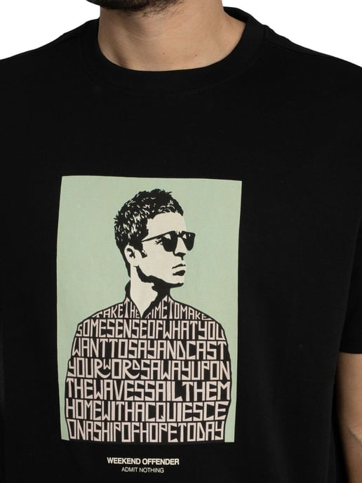 Weekend Offender Camden Graphic T-Shirt, Zwart - Image 4