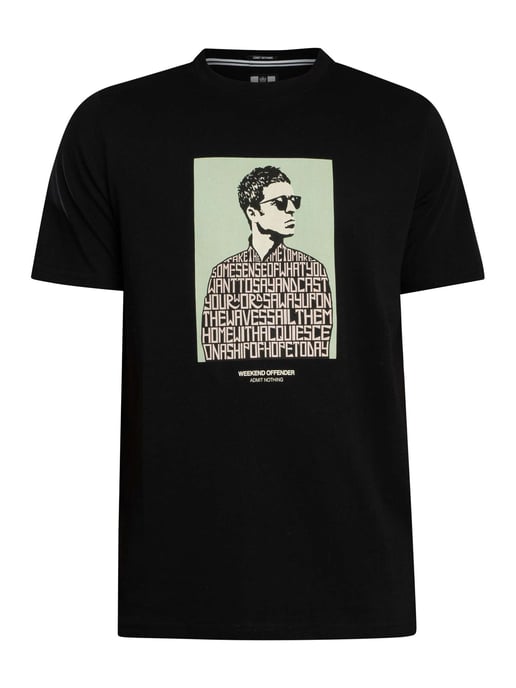 Weekend Offender Camden Graphic T-Shirt, Zwart - Image 5