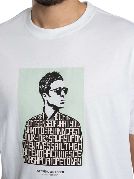 Weekend Offender Camden Graphic T-Shirt, Wit - Image 4