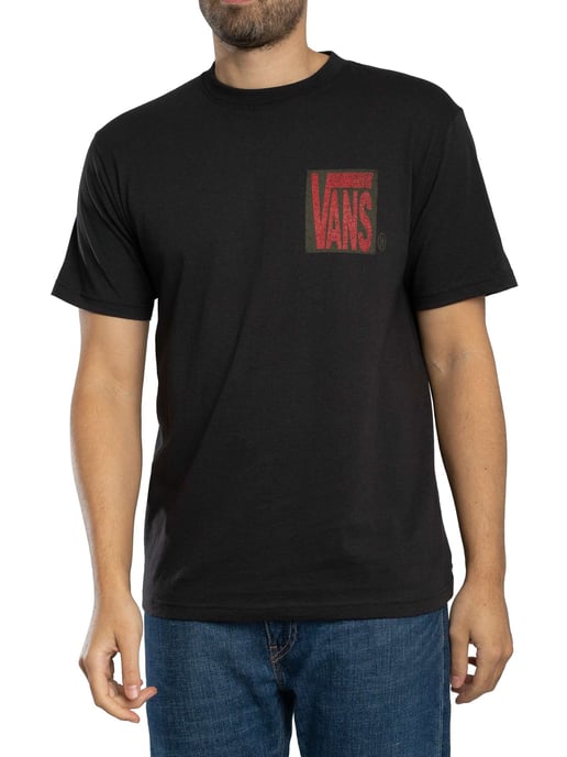 Vans Stretch Stack Back Graphic T-Shirt, Black - Image 2