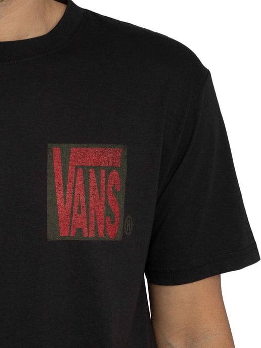 Vans Stretch Stack Back Graphic T-Shirt, Black - Image 4