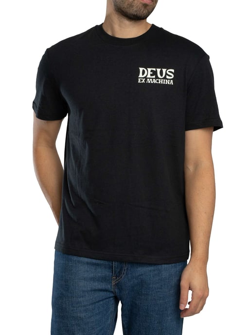 Deus Ex Machina T-Shirt Met Chinook-Rugprint, Zwart - Image 2
