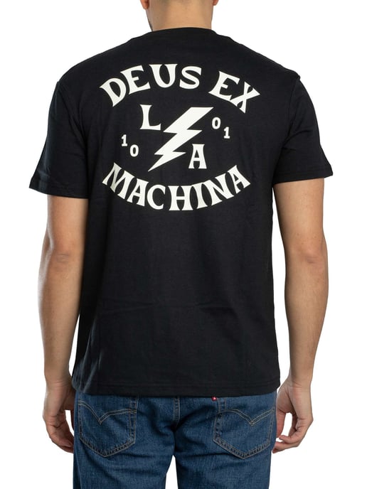 Deus Ex Machina T-Shirt Met Chinook-Rugprint, Zwart - Image 3
