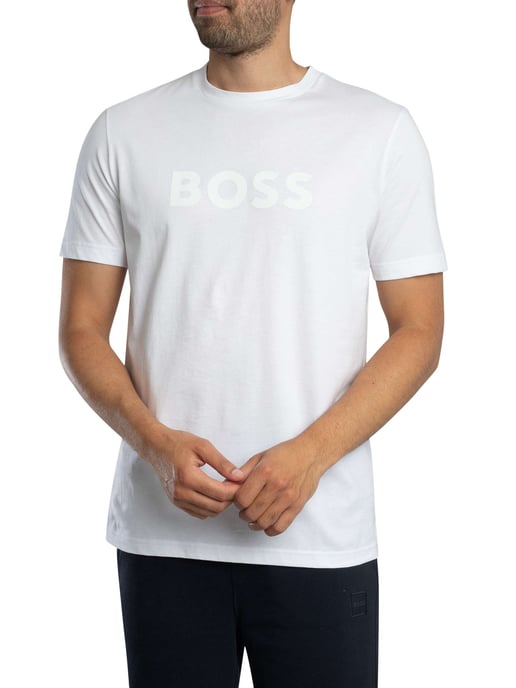 BOSS T-Shirt Met Logo, Wit - Image 2