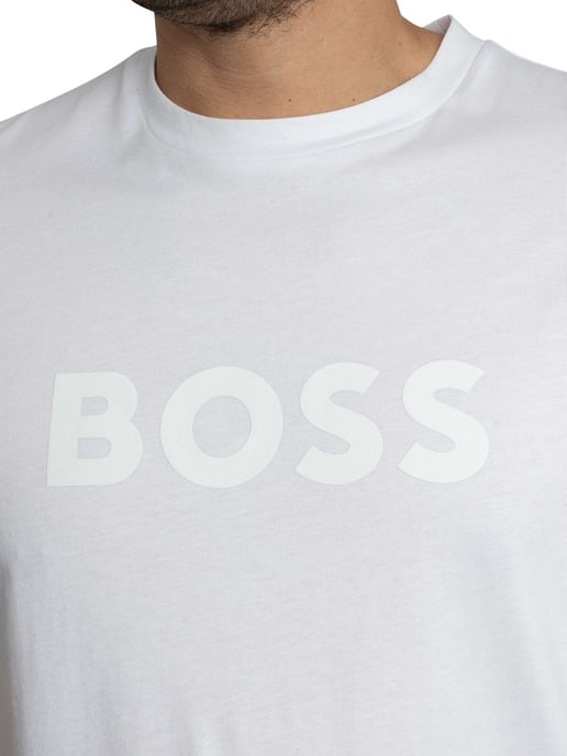 BOSS T-Shirt Met Logo, Wit - Image 4