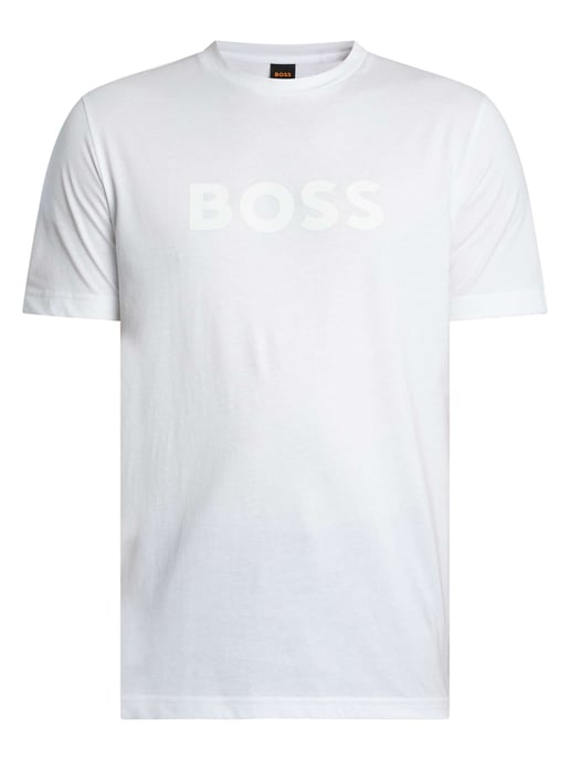 BOSS T-Shirt Met Logo, Wit - Image 6