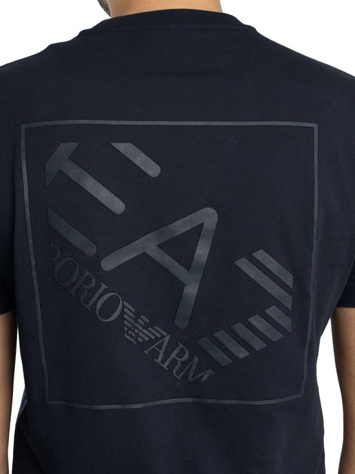 EA7 T-Shirt Met Logo Op De Achterkant Van De Doos, Blauw - Image 5
