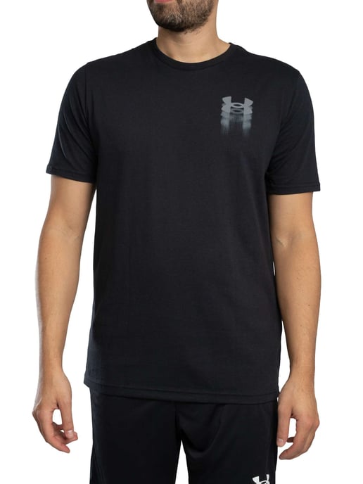 Under Armour Losvallend T-Shirt Met Wazig Logo Op De Achterkant, Zwart - Image 1