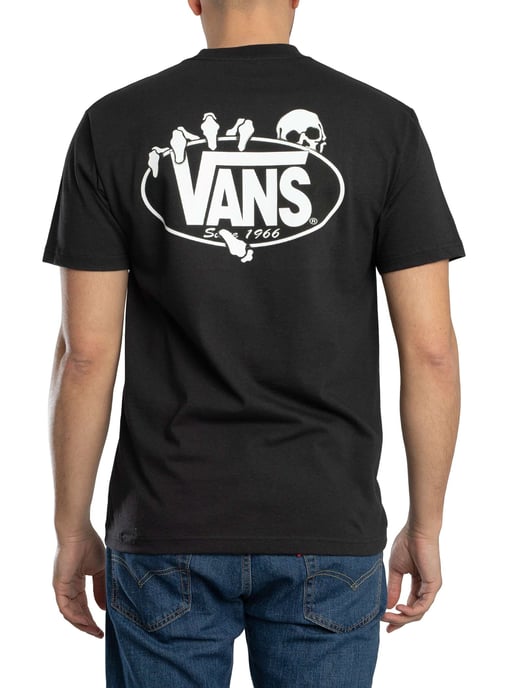 Vans Show Off Back Graphic T-Shirt, Black - Image 3