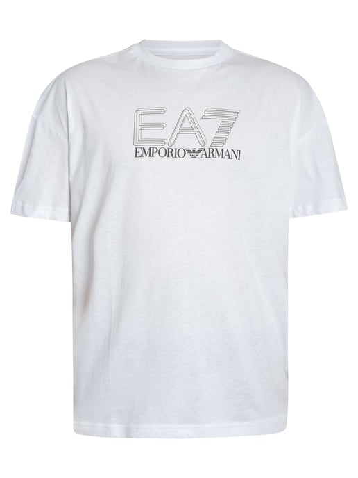 EA7 Echo Graphic T-Shirt, Wit - Image 5