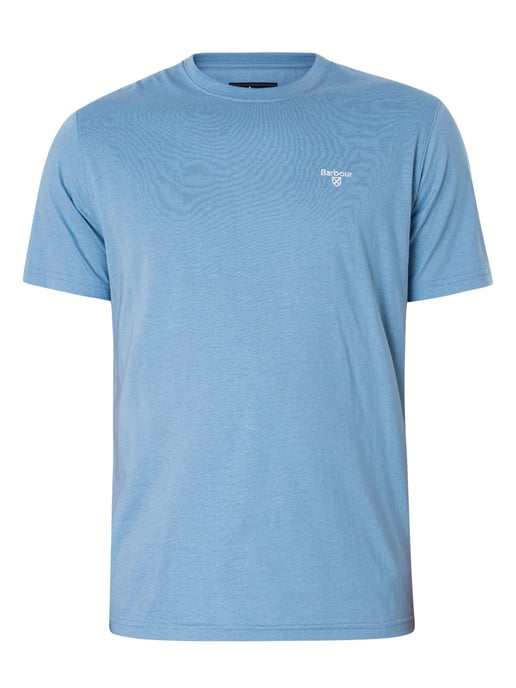 Barbour Essential Sports Tailored T-Shirt, Blue - Image 5