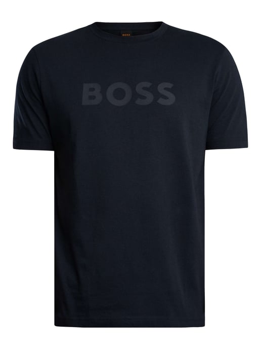 BOSS T-Shirt Met Logo, Blauw - Image 6