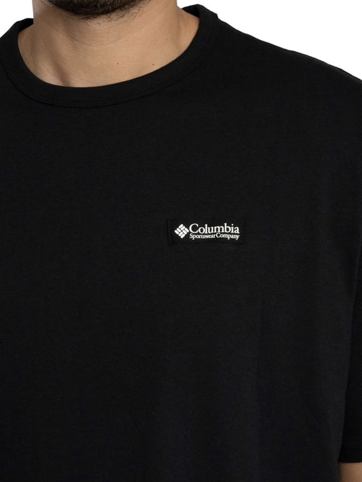 Columbia Heavyweight Back Graphic Relaxed T-Shirt, Black - Image 4