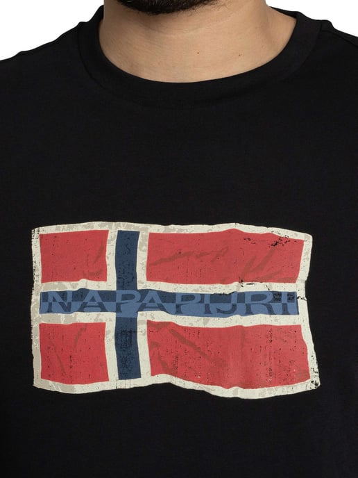 Napapijri Mahsa Graphic T-Shirt, Black - Image 4
