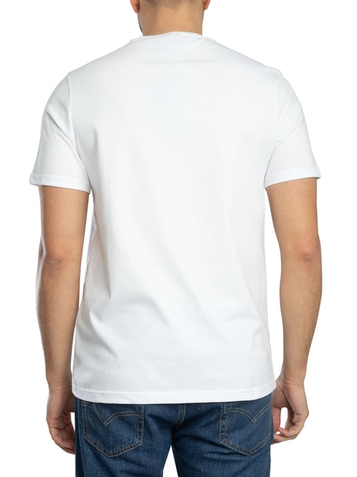 Lyle & Scott T-Shirt Met Ruitjespatroon, Wit - Image 3