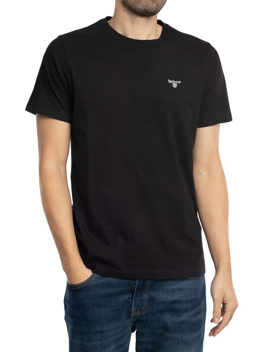 Barbour Essentieel Sport T-Shirt, Zwart - Image 1
