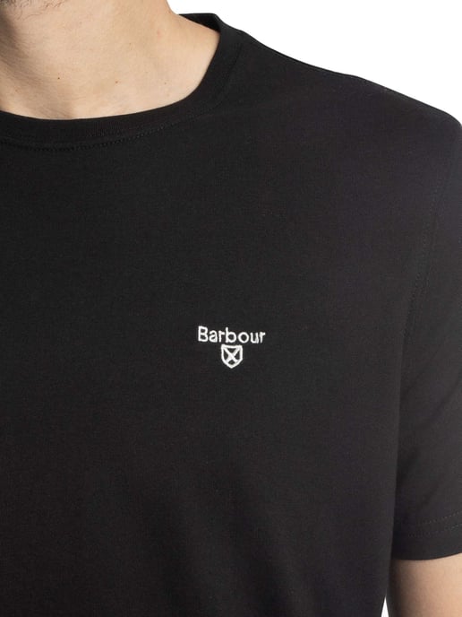 Barbour Essentieel Sport T-Shirt, Zwart - Image 4