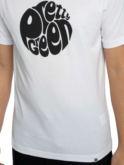 Pretty Green Gillespie T-Shirt, Wit - Image 4