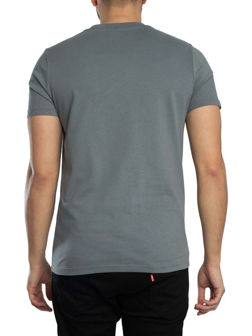 Superdry Essentieel EMB-T-Shirt Met Logo, Grijs - Image 3
