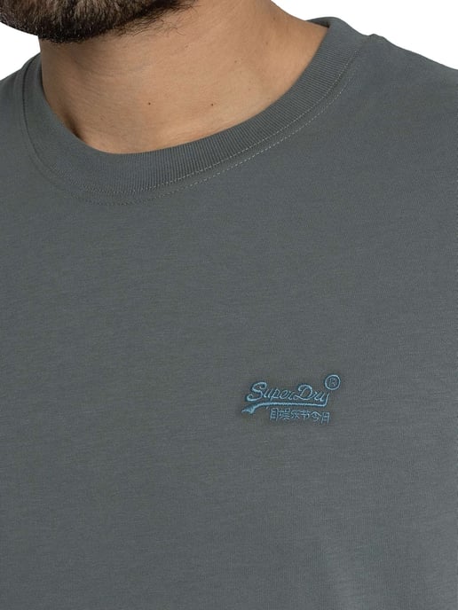 Superdry Essentieel EMB-T-Shirt Met Logo, Grijs - Image 4