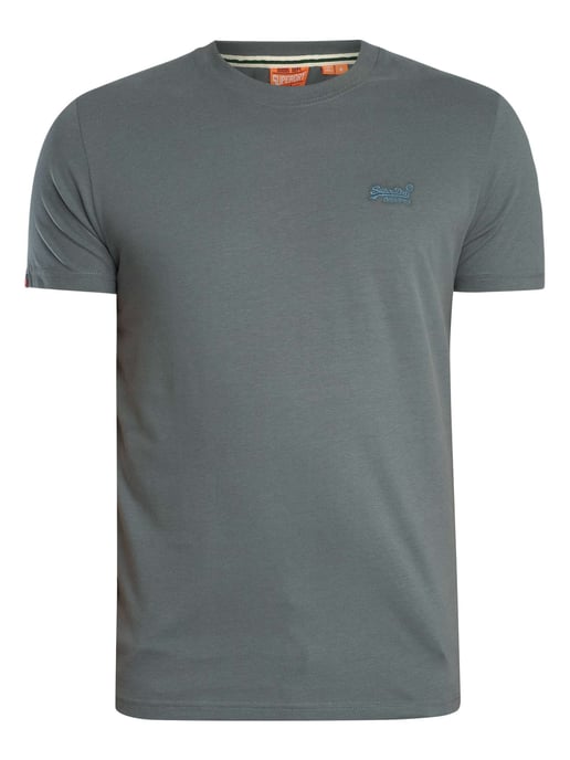 Superdry Essentieel EMB-T-Shirt Met Logo, Grijs - Image 6