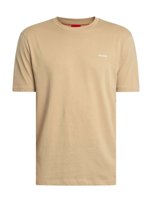HUGO T-Shirt Met Dero222-Logo, Beige - Image 5