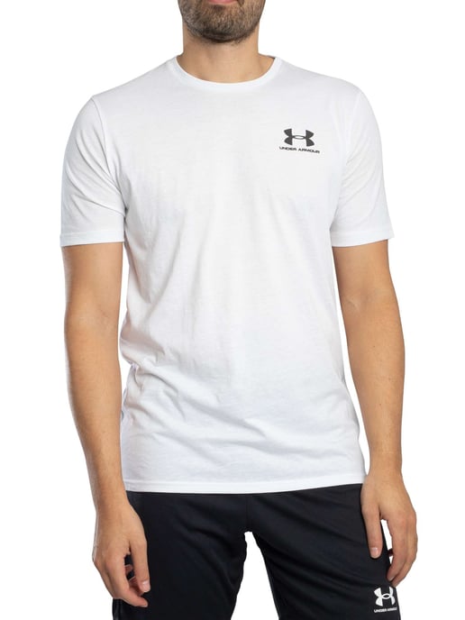 Under Armour Losvallend T-Shirt Met Logo Op De Linkerborst, Wit - Image 2