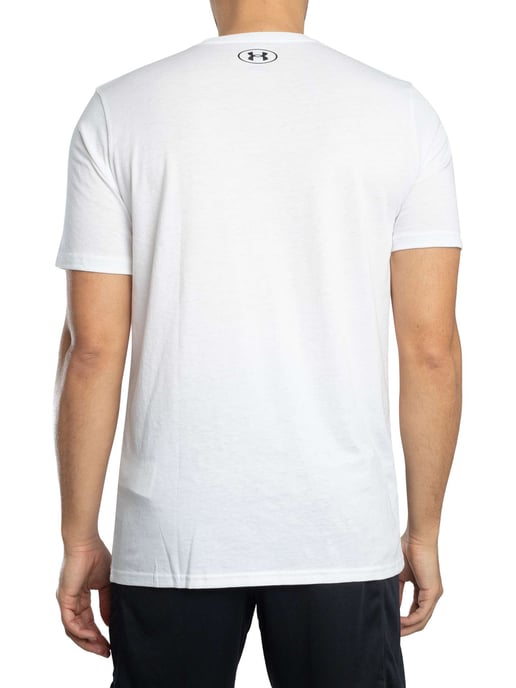 Under Armour Losvallend T-Shirt Met Logo Op De Linkerborst, Wit - Image 3