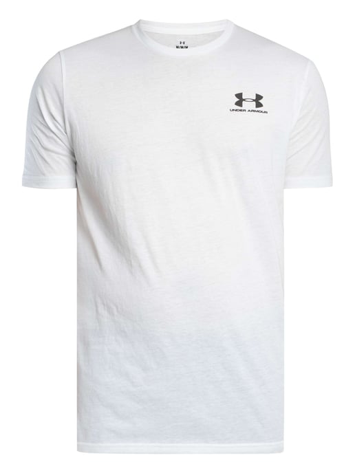 Under Armour Losvallend T-Shirt Met Logo Op De Linkerborst, Wit - Image 5