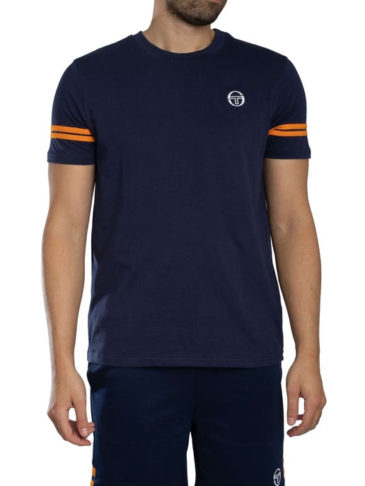 Sergio Tacchini Grello Crew-T-Shirt, Blauw - Image 1