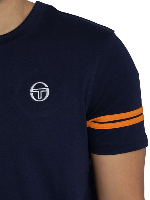 Sergio Tacchini Grello Crew-T-Shirt, Blauw - Image 4