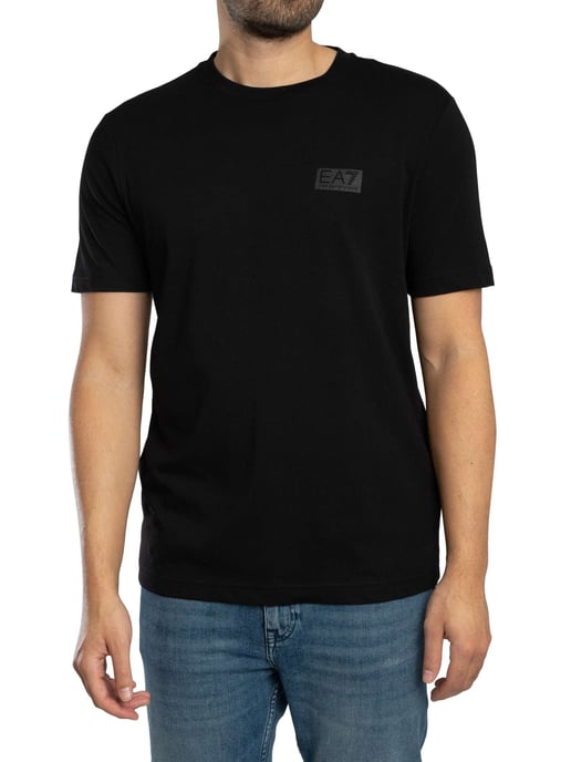EA7 T-Shirt Met Logo Op De Achterkant Van De Doos, Zwart - Image 1
