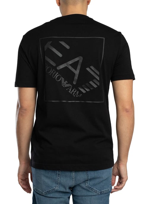 EA7 T-Shirt Met Logo Op De Achterkant Van De Doos, Zwart - Image 3