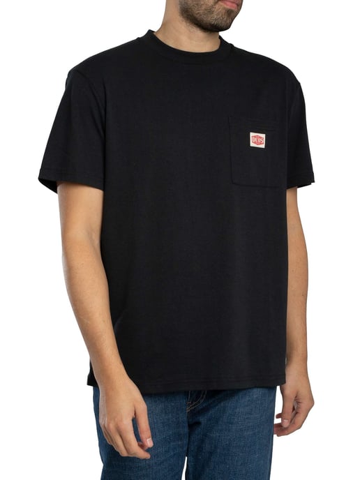 Deus Ex Machina Onderdelen &Amp; Service T-Shirt Met Opbergvak, Zwart - Image 2
