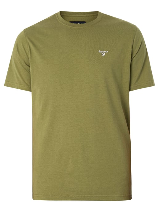 Barbour Tailored Sports T-Shirt, Green - Image 5