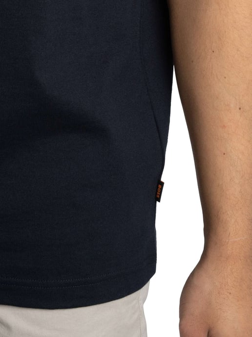 BOSS Te Movement Back Graphic T-Shirt, Blue - Image 4