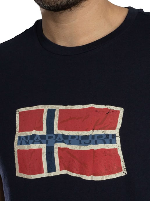 Napapijri Mahsa Graphic T-Shirt, Blauw - Image 4