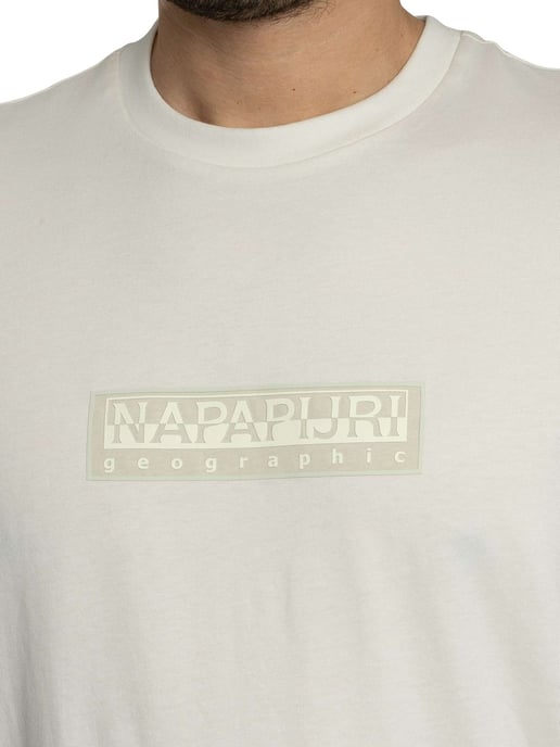 Napapijri Box Logo T-Shirt, Wit - Image 4