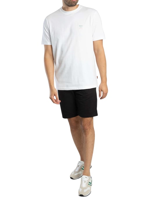 BOSS Te Groove Graphic T-Shirt, White - Image 5