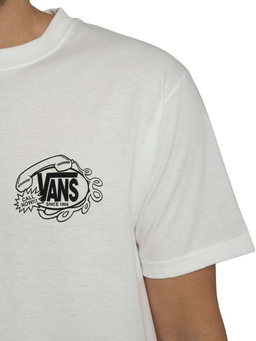 Vans Hot Lines Back Graphic T-Shirt, Wit - Image 4
