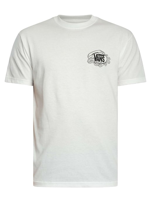 Vans Hot Lines Back Graphic T-Shirt, Wit - Image 5