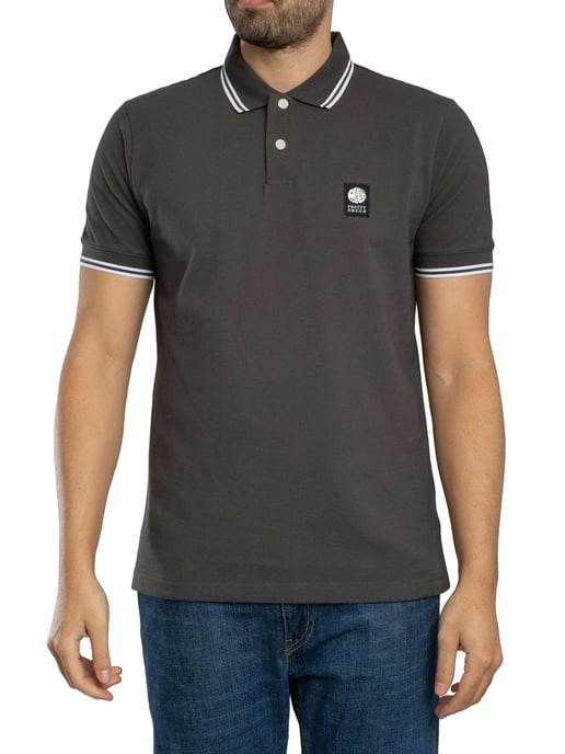 Pretty Green Rayner Polo Shirt, Grey - Image 2